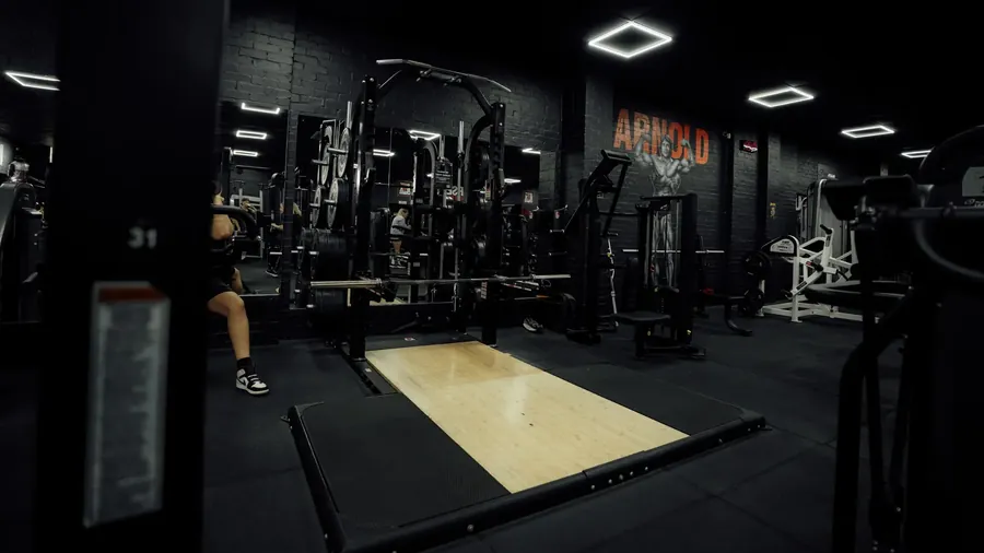 The lifting platform and racks on the main floor at BoxCross UK, Wisbech